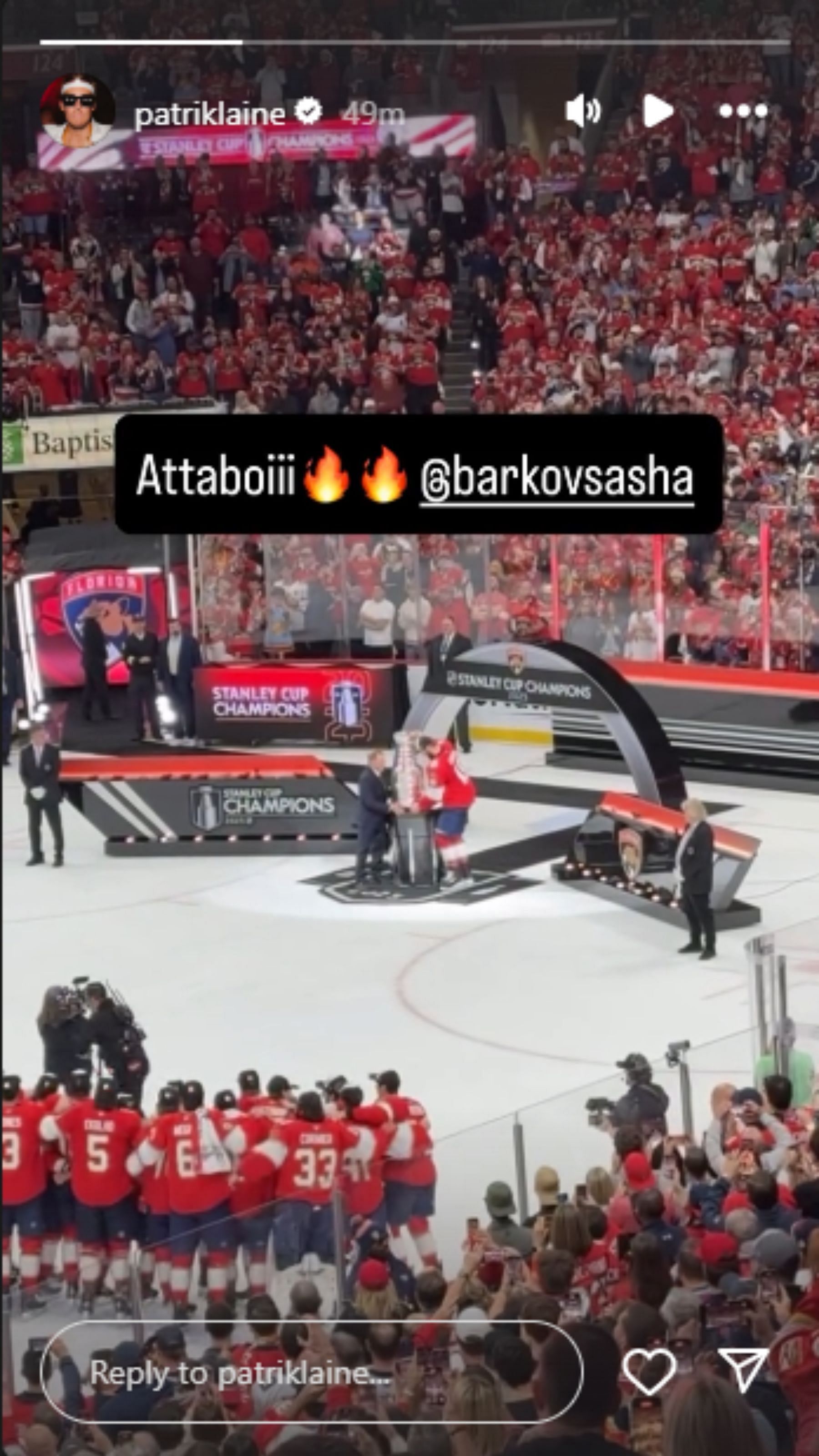 via Instagram /@patriklaine